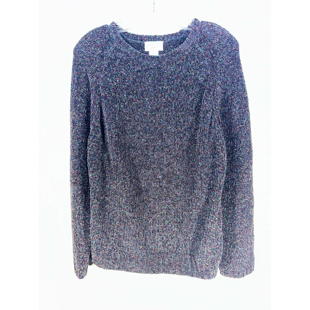 Vintage Andrea Lauren Womens XL Multicolor Confetti Knit Crewneck Sweater